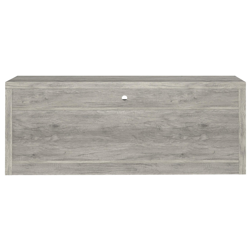  Coaster Furniture Burke 701024 2-Drawer Engineered Wood 59" TV Stand - Grey Driftwood IMAGE 6