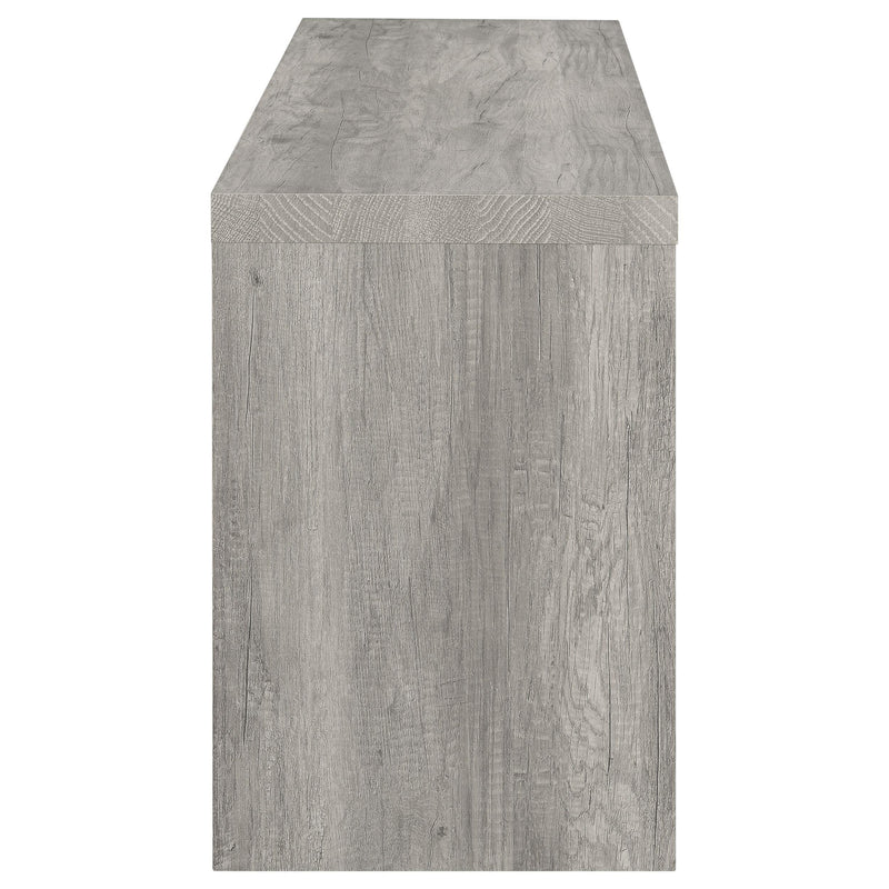  Coaster Furniture Burke 701024 2-Drawer Engineered Wood 59" TV Stand - Grey Driftwood IMAGE 7