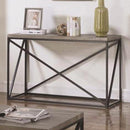  Coaster Furniture Birdie 705619 Rectangular Entryway Console Table - Sonoma Grey IMAGE 1