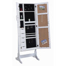  Coaster Furniture Doyle 904031 Cheval Mirror with Jewelry Storage - White IMAGE 2