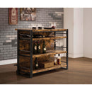  Coaster Furniture Renaldi 130071 3-shelf Home Bar Wine Cabinet - Rustic Nutmeg IMAGE 8