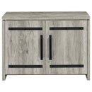  Coaster Furniture Enoch 950785 2-door Engineered Wood Accent Cabinet - Grey Driftwood IMAGE 3