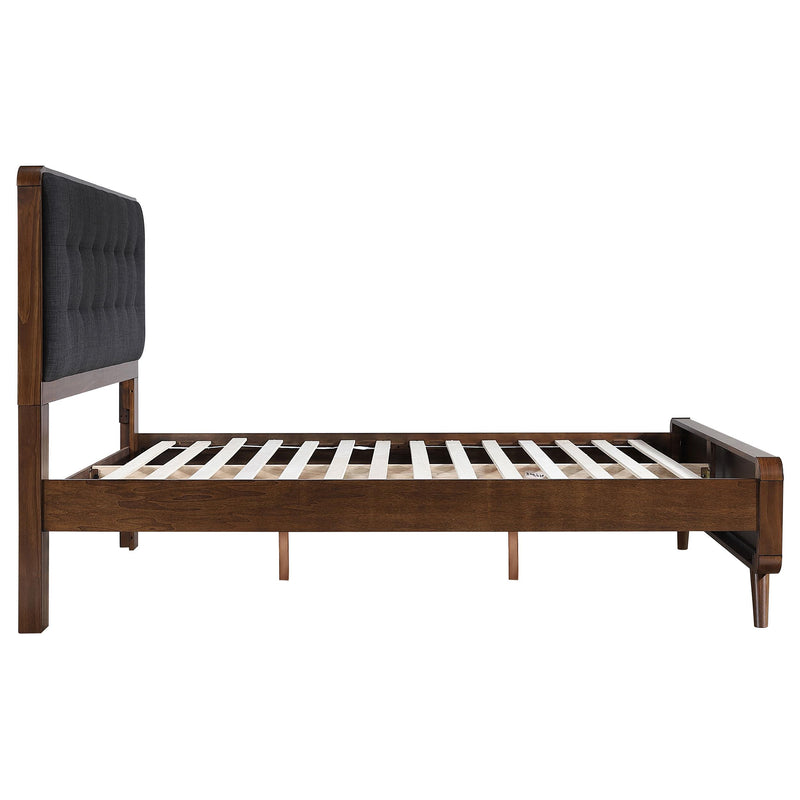 Coaster Furniture Robyn 205131Q Wood Queen Platform Bed - Dark Walnut IMAGE 5