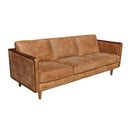 LH Imports Las Vegas Mandalay Stationary Leather Sofa MAND-08 IMAGE 2