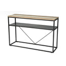LH Imports Metro Havanah Console Table MHA030 IMAGE 1