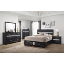 Coaster Furniture Miranda 206363 7-Drawer Dresser - Black IMAGE 10