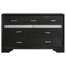  Coaster Furniture Miranda 206363 7-Drawer Dresser - Black IMAGE 2
