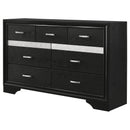  Coaster Furniture Miranda 206363 7-Drawer Dresser - Black IMAGE 3