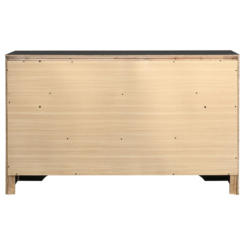  Coaster Furniture Miranda 206363 7-Drawer Dresser - Black IMAGE 6