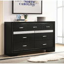  Coaster Furniture Miranda 206363 7-Drawer Dresser - Black IMAGE 9