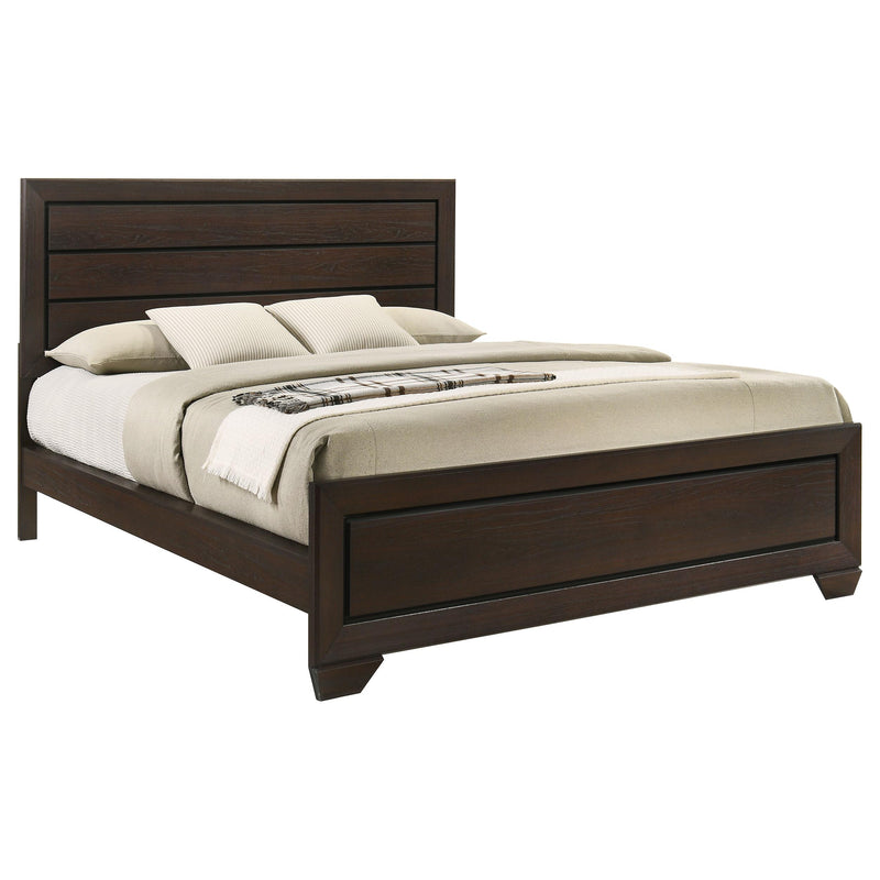  Coaster Furniture Kauffman 204391KW Wood California King Panel Bed - Dark Cocoa IMAGE 2