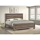  Coaster Furniture Kauffman 204191KE Wood Eastern King Panel Bed - Washed Taupe IMAGE 6