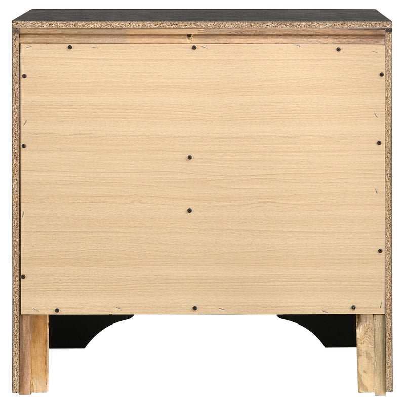  Coaster Furniture Miranda 206362 2-Drawer Nightstand - Black IMAGE 6