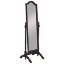 Coaster Furniture Cabot 950801 Wood Adjustable Full Length Cheval Mirror - Black IMAGE 1