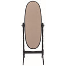  Coaster Furniture Foyet 950803 Wood Adjustable Full Length Cheval Mirror - Black IMAGE 4