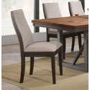  Coaster Furniture Spring Creek 106583 Upholstered Dining Chair - Taupe (Set of 2) IMAGE 5