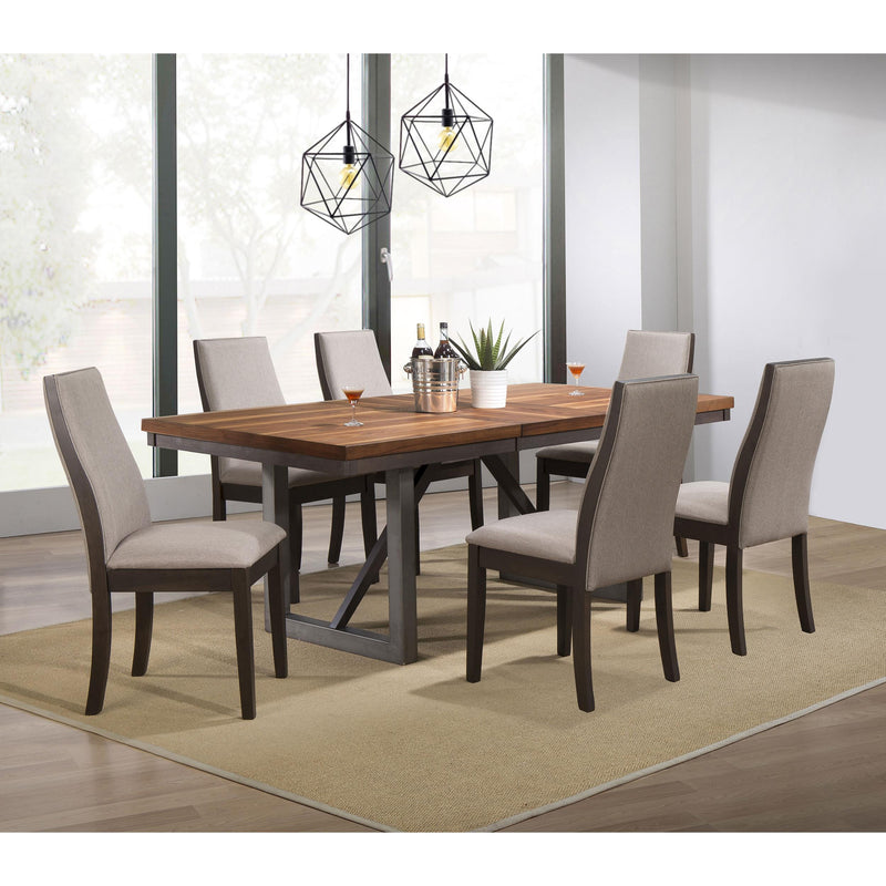  Coaster Furniture Spring Creek 106583 Upholstered Dining Chair - Taupe (Set of 2) IMAGE 6