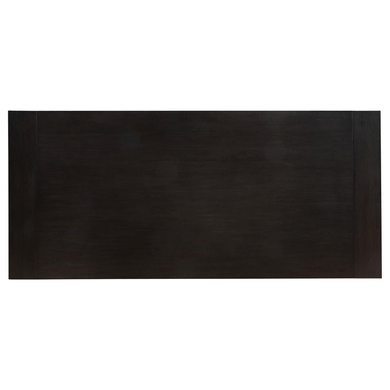  Coaster Furniture Phelps 121231 123-inch Extension Leaf Dining Table - Distressed Noir IMAGE 6