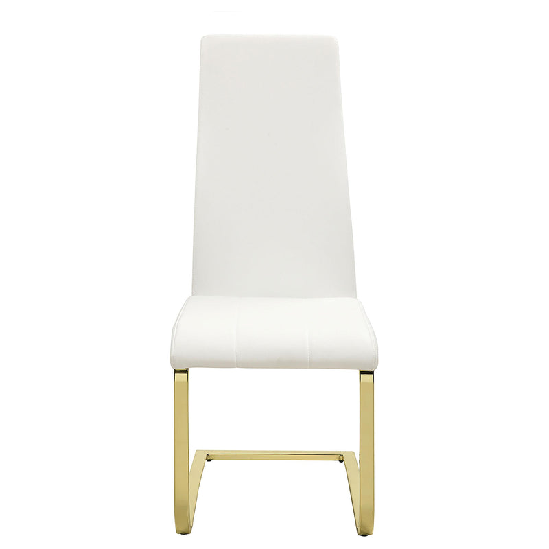  Coaster Furniture Montclair 190512 Upholstered Dining Side Chair - White (Set of 4) IMAGE 2