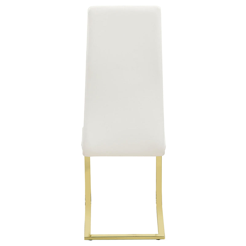  Coaster Furniture Montclair 190512 Upholstered Dining Side Chair - White (Set of 4) IMAGE 6