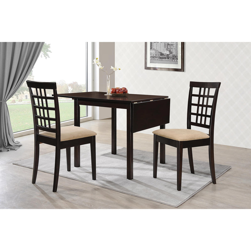  Coaster Furniture Kelso 190821 Rectangular 52-inch Extension Dining Table - Cappuccino IMAGE 8