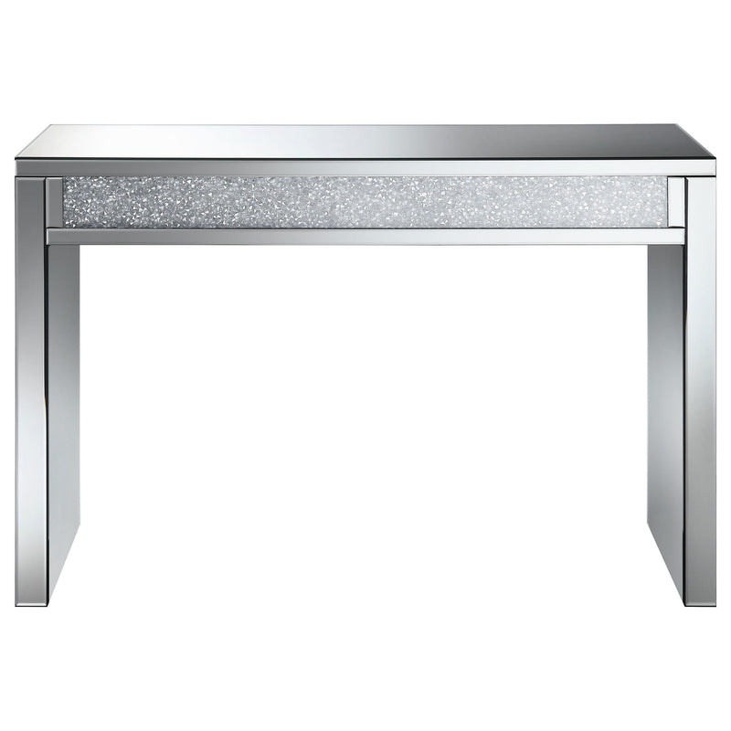  Coaster Furniture Gillian 722499 Mirrored Acrylic Entryway Console Table - Silver IMAGE 2