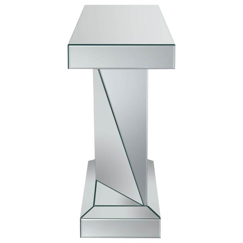  Coaster Furniture Amore 722509 Mirrored Acrylic Entryway Sofa Console Table - Silver IMAGE 4