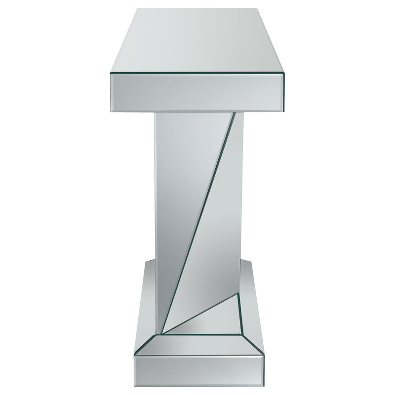  Coaster Furniture Amore 722509 Mirrored Acrylic Entryway Sofa Console Table - Silver IMAGE 7