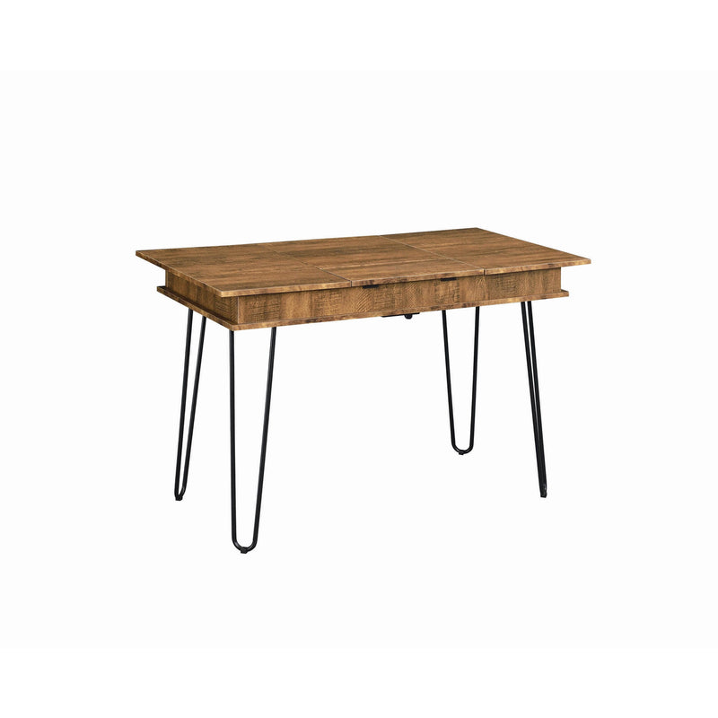  Coaster Furniture Sheeran 802011 47-inch Writing Desk with Storage - Rustic Amber IMAGE 1
