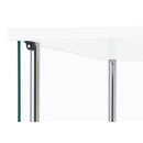  Coaster Furniture Bellatrix 951072 4-shelf Clear Glass Curio Cabinet - White IMAGE 10