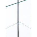  Coaster Furniture Bellatrix 951072 4-shelf Clear Glass Curio Cabinet - White IMAGE 11