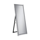  Coaster Furniture Giddish 961420 24 x 64 Inch Full Length Standing Mirror - Silver IMAGE 1