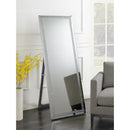  Coaster Furniture Giddish 961420 24 x 64 Inch Full Length Standing Mirror - Silver IMAGE 2
