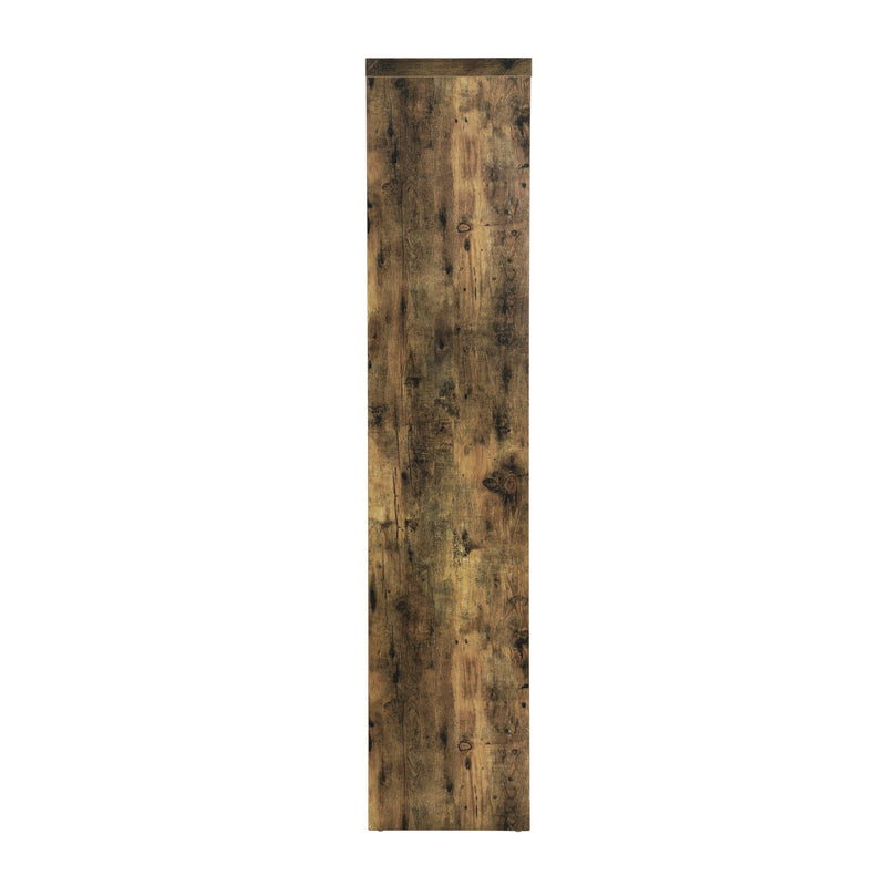 Coaster Furniture Belvedere 182127 5-shelf Home Bar Table Wine Storage - Rustic Nutmeg IMAGE 4