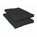  Coaster Furniture 2005 7" Deluxe Futon Pad - Black IMAGE 1