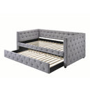 Coaster Furniture Mockern 302161 Upholstered Twin Daybed with Trundle - Grey IMAGE 2