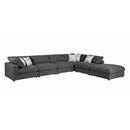  Coaster Furniture Serene Fabric 6 pc Sectional 551325/551324/551324/551325/551324/551326 IMAGE 1