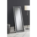  Coaster Furniture Carisi 961427 22 x 61 Inch Crystal Acrylic Standing Mirror - Silver IMAGE 2