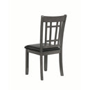  Coaster Furniture Lavon 108212 Wood Dining Side Chair - Medium Grey (Set of 2) IMAGE 4