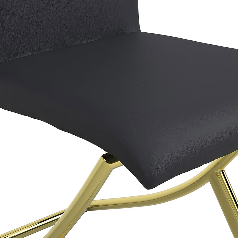  Coaster Furniture Carmelia 105172 Upholstered Dining Side Chair - Black (Set of 4) IMAGE 11