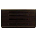  Coaster Furniture Durango 223263 8-Drawer Dresser - Smoked Peppercorn IMAGE 2