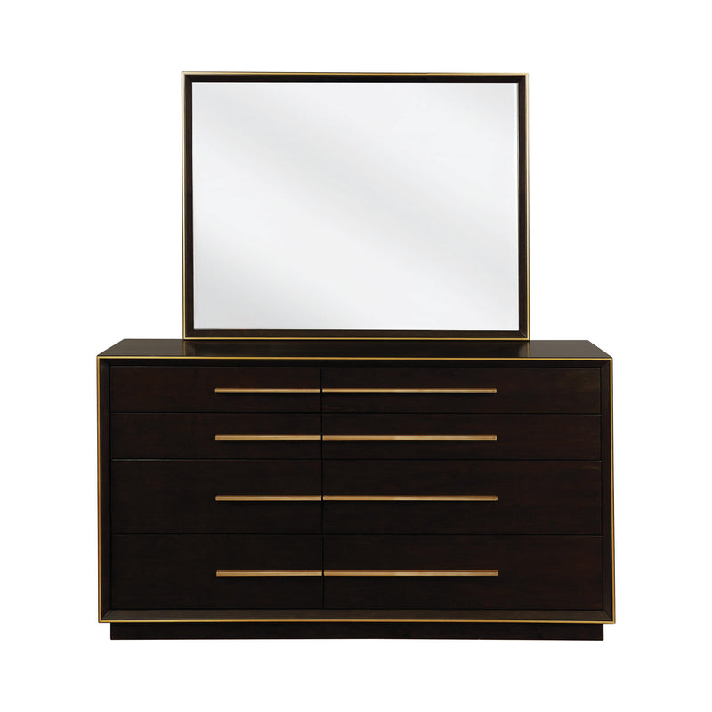  Coaster Furniture Durango 223264 Dresser Mirror - Smoked Peppercorn IMAGE 2