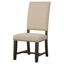  Coaster Furniture Twain 109143 Upholstered Dining Side Chair - Beige IMAGE 3
