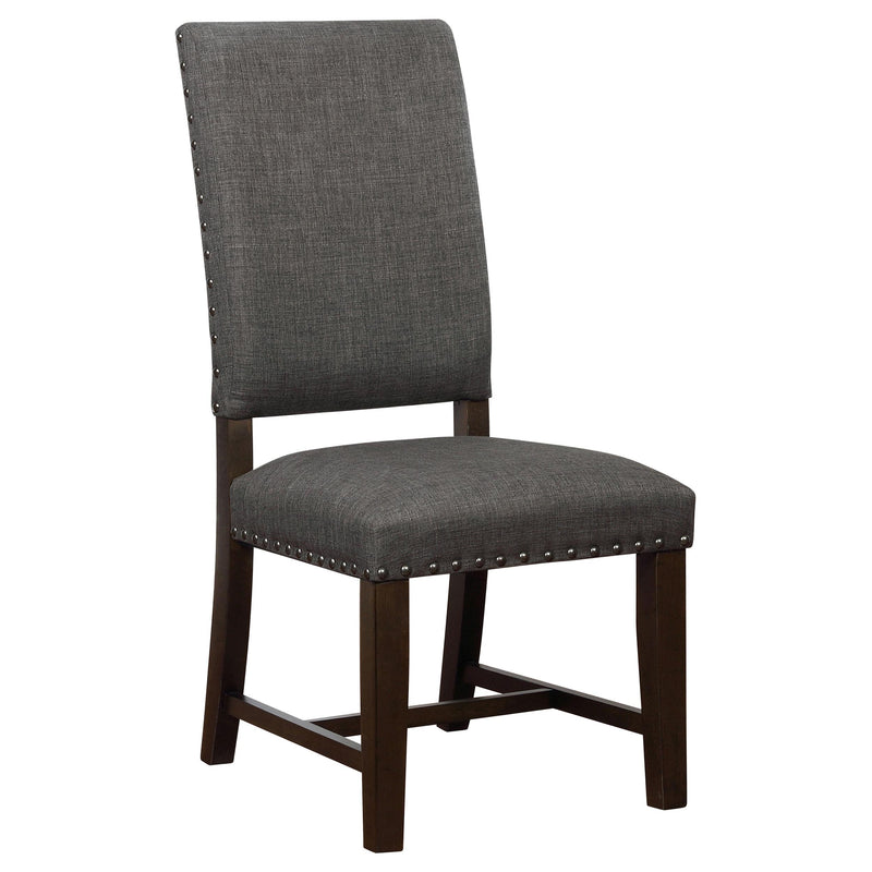  Coaster Furniture Twain 109142 Upholstered Dining Side Chair - Warm Grey IMAGE 2