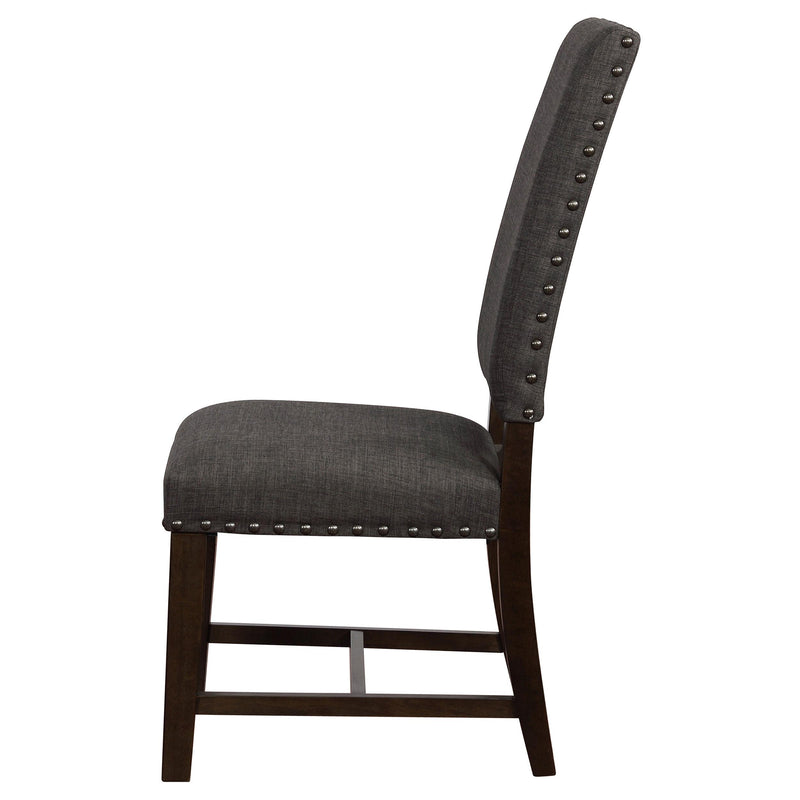  Coaster Furniture Twain 109142 Upholstered Dining Side Chair - Warm Grey IMAGE 5
