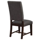  Coaster Furniture Twain 109142 Upholstered Dining Side Chair - Warm Grey IMAGE 8