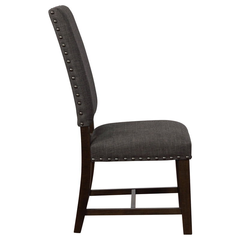  Coaster Furniture Twain 109142 Upholstered Dining Side Chair - Warm Grey IMAGE 9