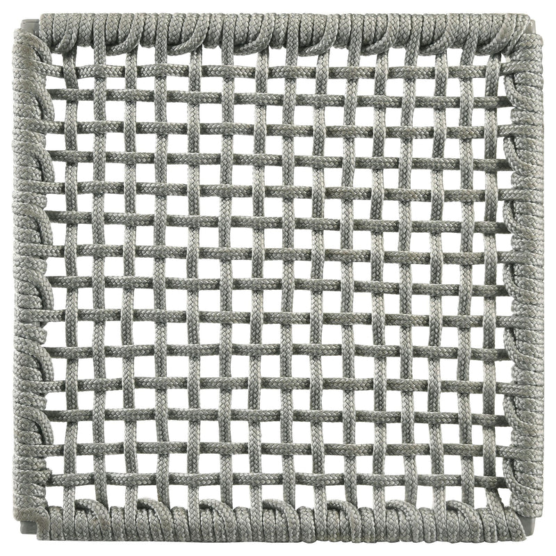  Coaster Furniture Nakia 110033 Woven Rope Dining Side Chairs - Grey IMAGE 10