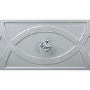  Coaster Furniture Gunnison 223212 2-Drawer Nightstand - Silver Metallic IMAGE 12