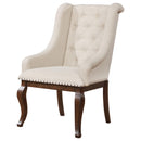  Coaster Furniture Brockway 110313 Upholstered Arm Chair - Barley Java IMAGE 3
